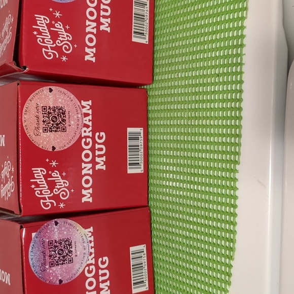 Holiday Monogram Cup *J only* New - Picture 5 of 6